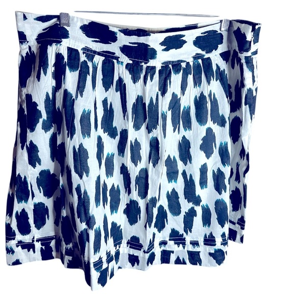 Ann Taylor Loft Blue & White Animal Print Skirt – Size‎ 14 - Picture 1 of 4